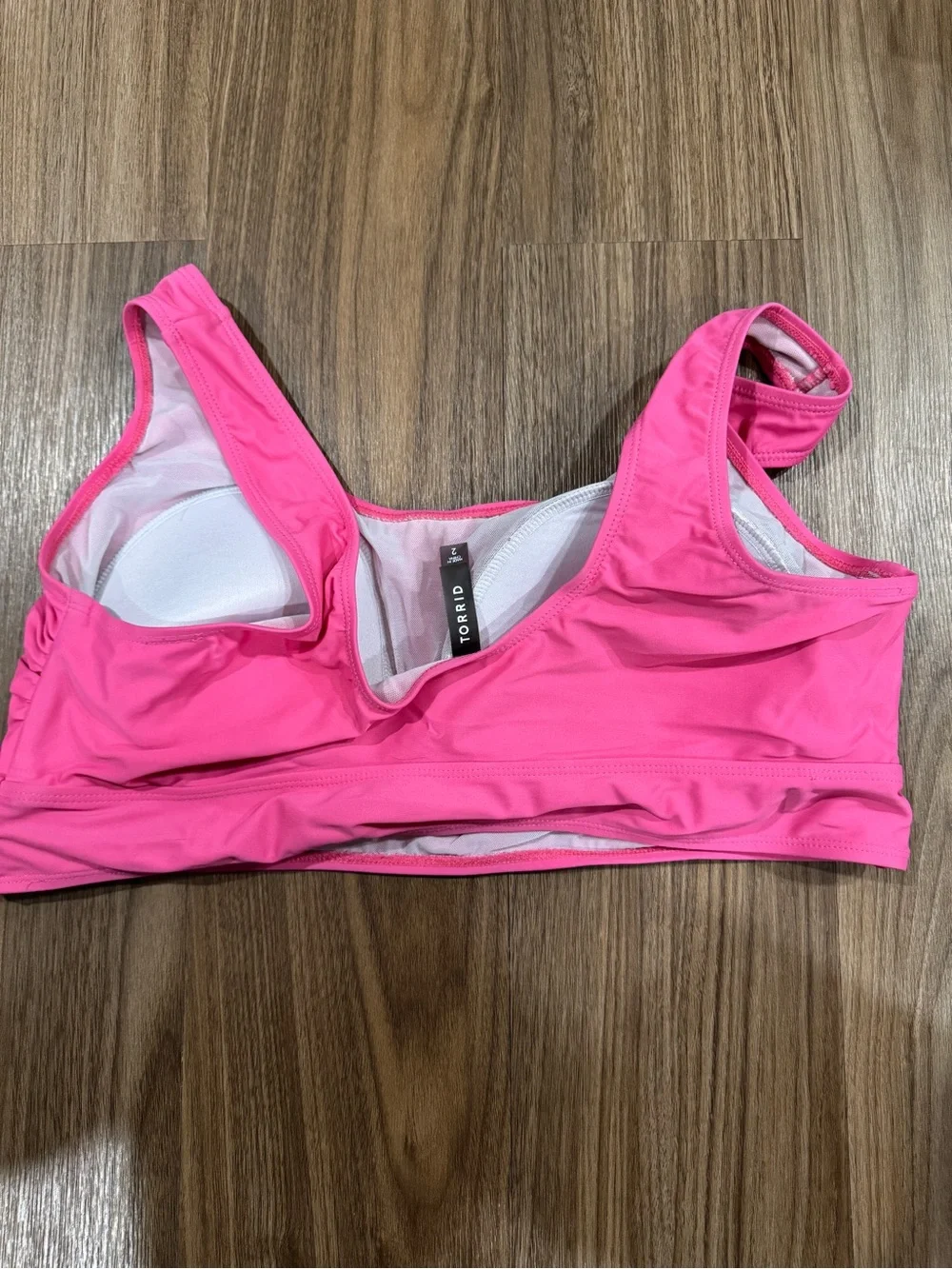 torrid Pink Sports Bra with Rainbow Patch